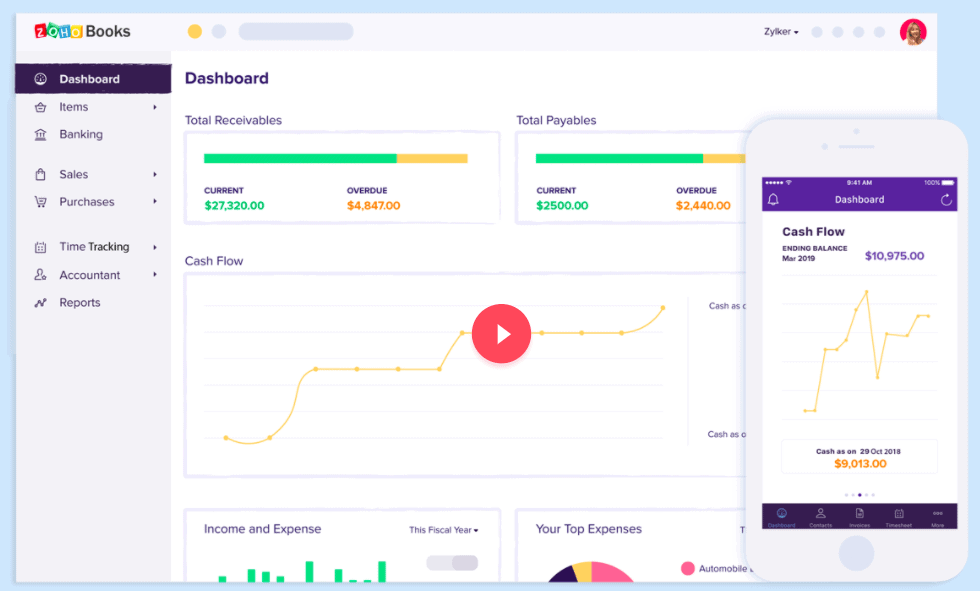 DOKKA has integrated with Zoho Books