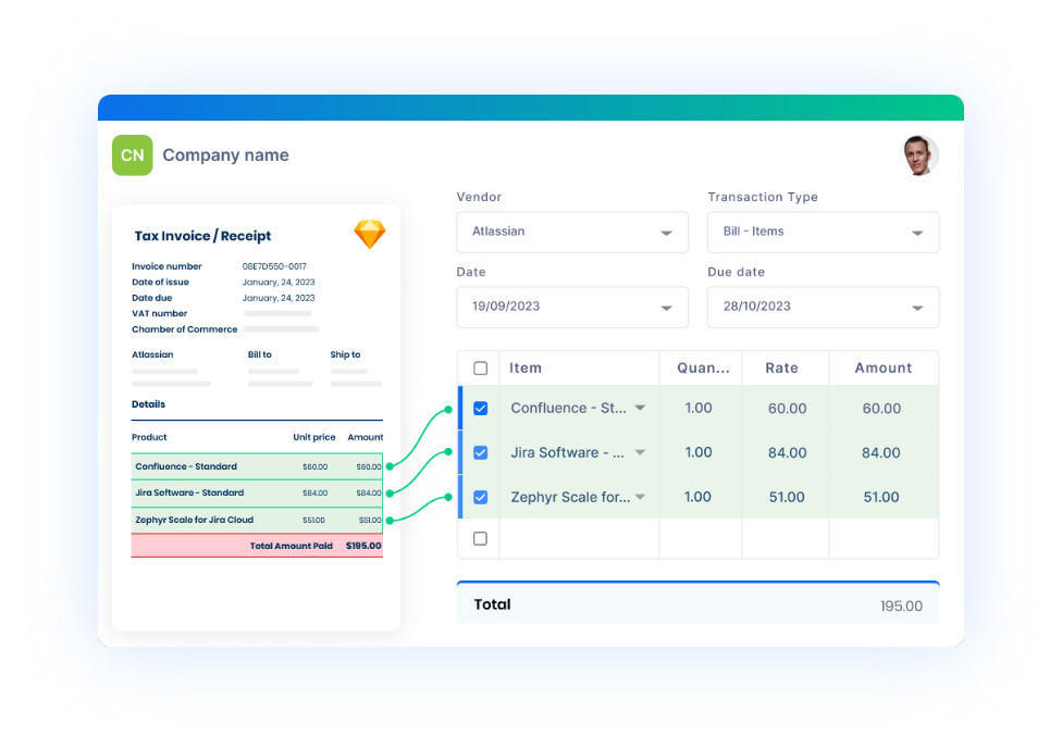 PO matching on autopilot, immediately see discrepancies