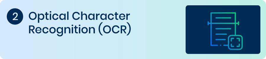 Optical character recognition (OCR)