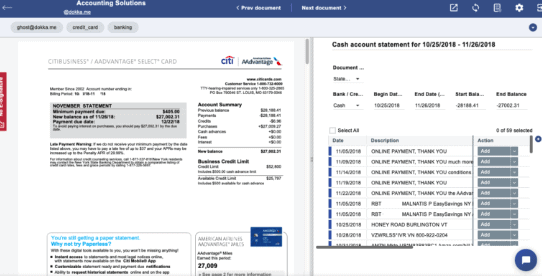 Bank Statements - DOKKA