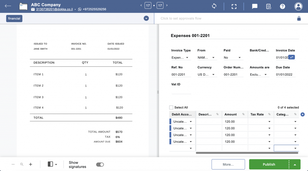 Capture Data Feature