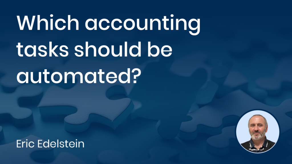 Which accounting tasks should be automated?