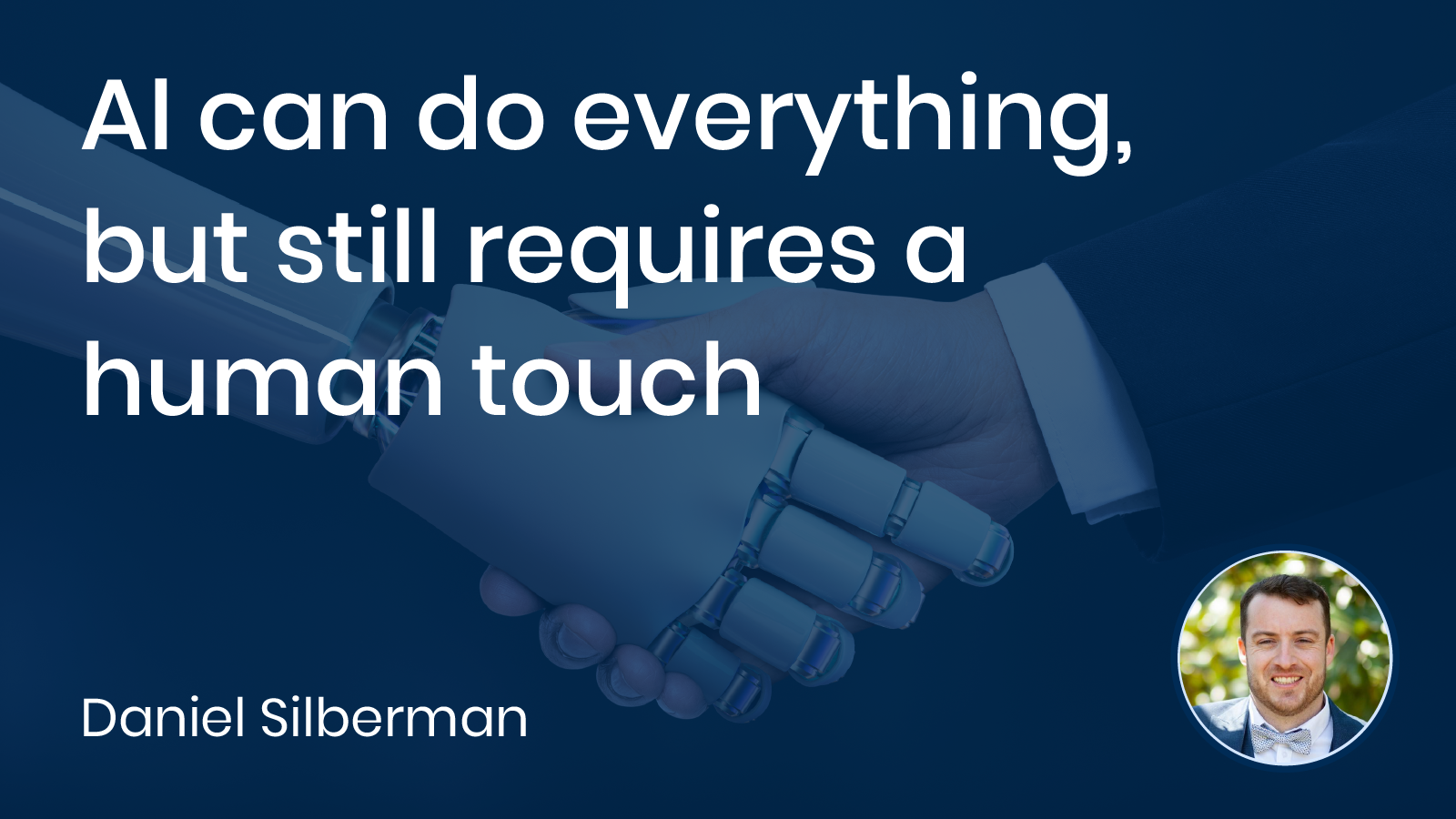 Read more about the article AI can do everything, but still requires a human touch