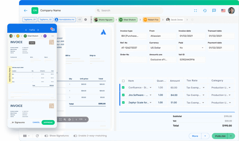 invoice approval software by dokka