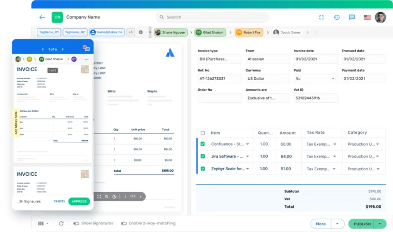 invoice approval software by dokka