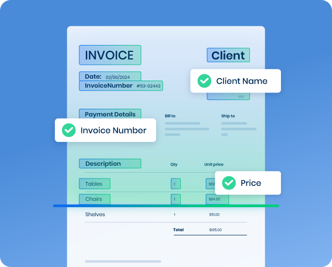 AI-powered invoice capture for netsuite