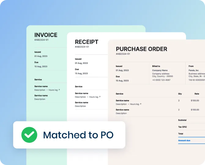 PO matching