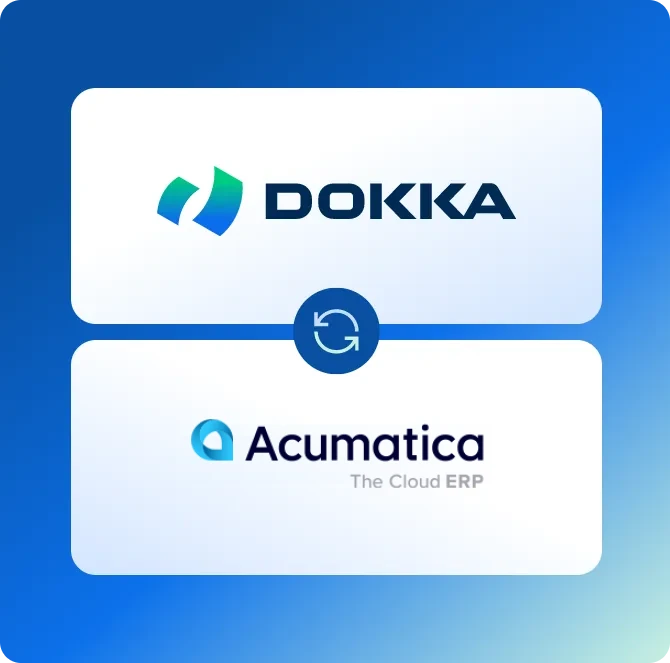 DOKKA syncs with Acumatica